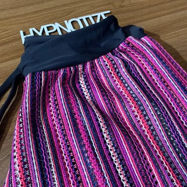 Beach Pants Tailana Crochet Purple
