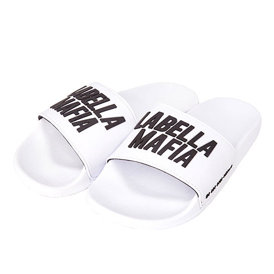 Slipper White Slide - LaBellaMafia - WaveFit