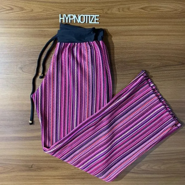 Beach Pants Tailana Crochet Purple